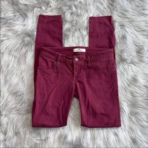 Low rise Hollister skinny jeans sz:1 regular